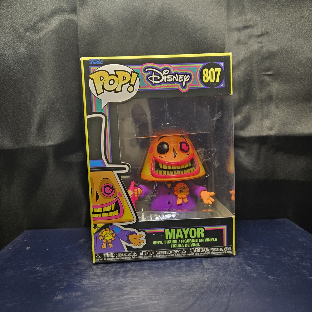 Nightmare Before Christmas Black Light Mayor Funko POP